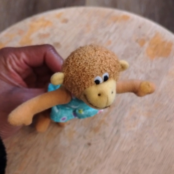 Five Little Monkeys Finger Puppet Replacement Plush in Polka Dot Blue Dress 5in - Picture 7 of 12